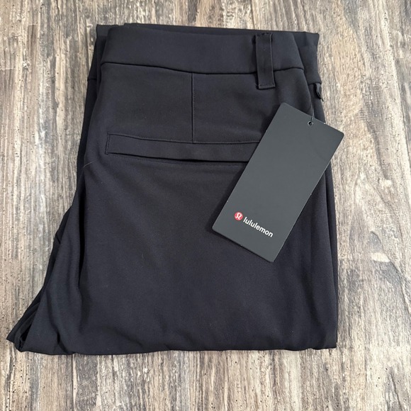 Lululemon Commission Pant Slim fit Black Stretch CareerWear Chino Mens 30w x 34L